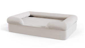 Cuccia Bolster in Memory Foam - Large - Bianco meringa