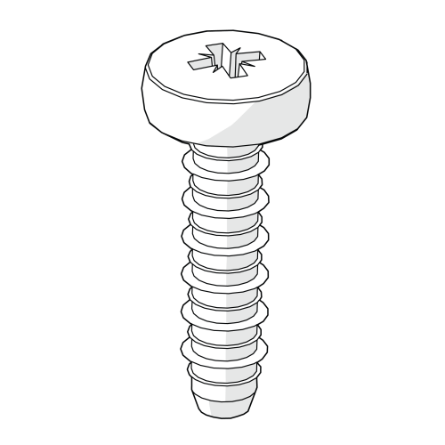 Vite autofilettante hilo plastite 4,8 x 18 mm (800.0062)