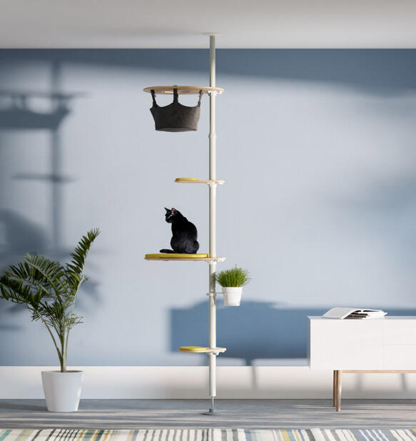 Freestyle albero per gatti da interno da pavimento a soffitto - il kit meower.