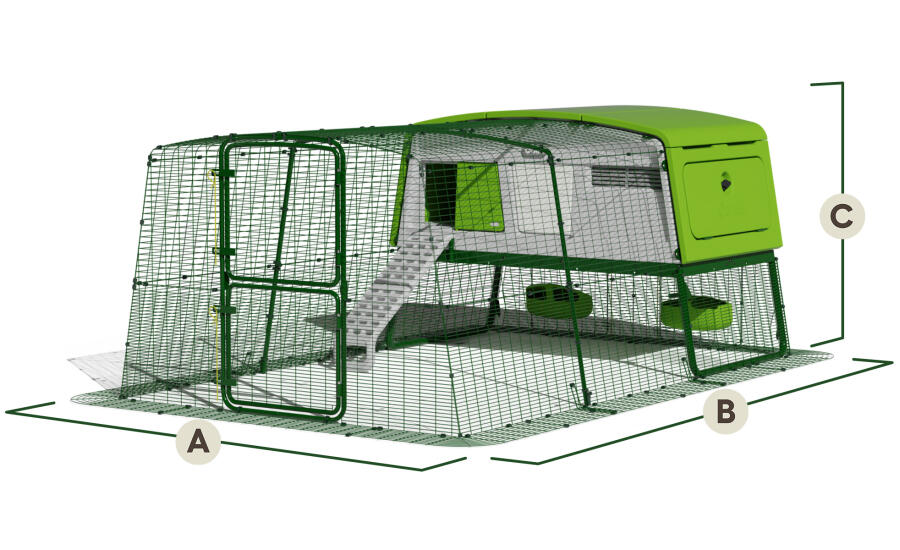 Eglu dimensioni della corsa pro